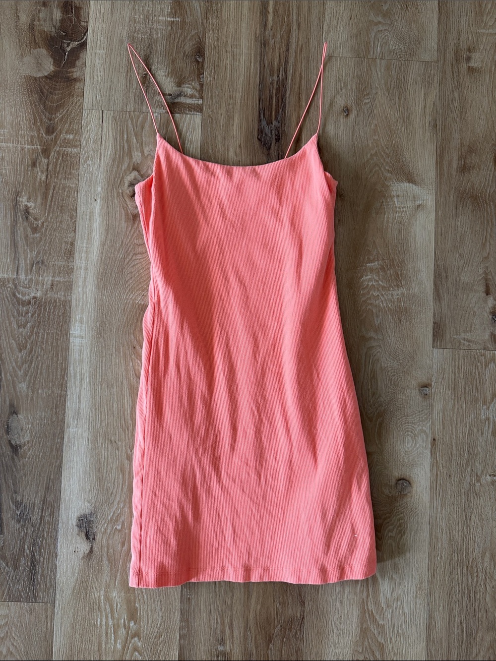 RVCA Coral Slip Dress with Spaghetti Straps